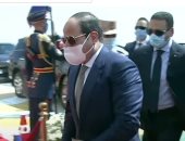 الرئيس السيسي يصل مقر افتتاح مشروع مستقبل مصر للإنتاج الزراعى