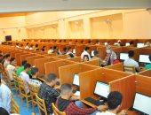 اختبارات إلكترونية لطلاب الفرقة الأولى شعبة الإنجليزي بتجارة كفر الشيخ