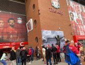 مشاهد حية من آنفيلد.. جماهير ليفربول تستعد لمباراة وولفرهامبتون