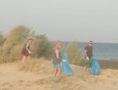 حملات توعية وتنظيف الشواطئ بمحمية وادى الجمال بالبحر الأحمر بمشاركة السياح