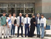 كلية آداب حلوان تستقبل طلاب جامعة طشقند للدراسات الشرقية بأوزبكستان