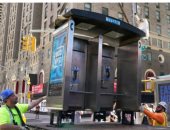 إزالة آخر هاتف عمومى من شوارع نيويورك لوضع كشك "واي فاي" مجاني.. صور