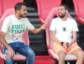 كهربا ومؤمن زكريا فى مران الأهلى قبل نهائى دورى أبطال أفريقيا.. فيديو