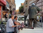 إزالة 75 مخالفة إشغال طريق وباعة جائلين بحملة فى شوارع الأقصر