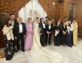 صور جديدة من مراسم حفل زفاف أنسى نجيب ساويرس 