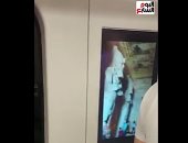 المعالم الأثرية فى مصر داخل عربات مترو الأنفاق.. فيديو
