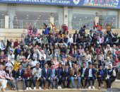 قارئ يشارك بصور فوز طلاب جامعة السويس بجائزة التميز من جمعية مهندسى البترول العالمية