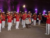الموسيقات العسكرية تشارك فى فعاليات مهرجان الطبول والفنون التراثية  