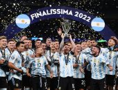 مراسم تتويج منتخب الأرجنتين بلقب كأس الأبطال على حساب إيطاليا.. صور