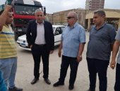 وكيل زراعة الغربية يتفقد مواقع استلام القمح بمركز قطور