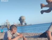 انفجار بأحد موانئ مقاطعة زابوريجيا أثناء تواجد المصيفين على الشاطئ "فيديو"