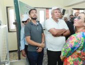 وزيرة البيئة ومحافظ الوادى الجديد يتفقدان المشروعات البيئية بالمحافظة