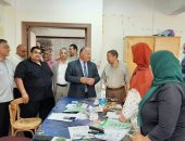 وكيل تعليم دمياط يتفقد كنترول التعليم الصناعى ولجنة الإدارة نظام الثلاث سنوات