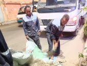 رفع 15 طن مخلفات وقمامة وأتربة فى حملات نظافة بمدينة الأقصر