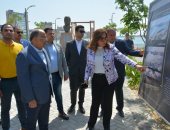 وزير التنمية المحلية ومحافظ دمياط يتفقدان كورنيش النيل ويفتتحان حديقة بنت الشاطئ