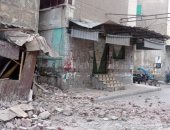 سقوط أجزاء من مساكن المأوى غرب الإسكندرية دون إصابات