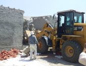 استمرار حملات إزالة التعديات على أملاك الدولة بجنوب بورسعيد  