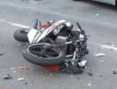 إصابة شخصين نتيجة انقلاب دراجة نارية فى القنطرة غرب بالإسماعيلية 