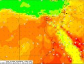 الأرصاد تكشف بالخرائط تعرض البلاد لارتفاع بدرجات الحرارة