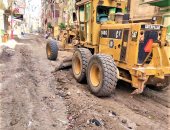 محافظ الغربية يتابع أعمال رصف 18 شارع بحي ثان المحلة الكبرى
