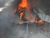 السيطرة على حريق محدود فى حظيرة مواشى بإحدى قرى المنيا دون إصابات