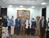 نائب رئيس جامعة الإسكندرية يستقبل فريق الهيئة القومية لضمان جودة التعليم