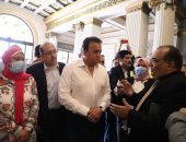 القائم بأعمال وزير الصحة يتفقد أعمال تطوير المركز الأفريقى لصحة المرأة بالإسكندرية