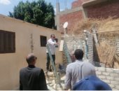 استمرار حملات إزالة تعديات البناء المخالف فى الشرقية