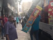 ضبط 6756 حالة إشغال وغلق 27 مقهى و192 منشأة بالإسكندرية.. صور