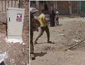 استجابة لـ"سيبها علينا".. تغيير صندوق الكهرباء فى بشتيل منعا لانقطاع التيار