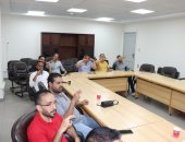  تدريب العاملين بخدمة العملاء بشركة مياه بنى سويف على لغة الإشارة 