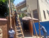 رئيس حى الدقى يتابع تجهيز لجان امتحانات الثانوية العامة ومداخل المدارس