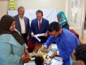 الكشف على 513 حالة وصرف الدواء بالمجان في قافلة طبية لجامعة طنطا