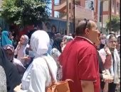 ارتياح بين طلاب الثانوية العامة بكفر الشيخ بعد أداء امتحانى الدين والوطنية