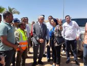 محافظ جنوب سيناء يتابع أعمال تطوير كورنيش قرية الجبيل بطور سيناء.. صور