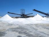 "الملح" ذهب شمال سيناء الأبيض يعود للتصدير لدول العالم عبر ميناء العريش.. صور