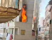 السيطرة على حريق شقة سكنية بأحد العقارات فى مدينة دمياط