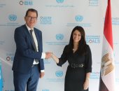 وزيرة التعاون الدولي تلتقي مدير عام منظمة الأمم المتحدة للتنمية الصناعية 