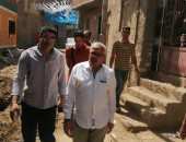 رئيس مياه المنوفية يتابع تنفيذ مشروعات "حياة كريمة" بقرية عشما فى الشهداء