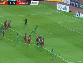 إلياس الجلاصى يضيف الهدف الثانى للمصرى أمام المقاصة من ركلة جزاء.. فيديو