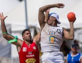 منتخب اليد الشاطئية يهزم بورتوريكو فى ختام تحديد مراكز بطولة العالم 