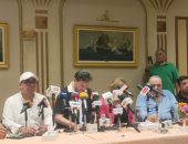 بدء مؤتمر اعتذار شاكوش لـ الموسيقيين بحضور هانى شاكر ونادية مصطفى