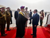 شاهد.. وصول الرئيس السيسى إلى سلطنة عمان ومباحثاته مع السلطان هيثم بن طارق