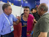 عبد الرحمن عمر يحرز برونزية المصارعة بدورة ألعاب البحر المتوسط