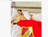 مصطفى عسل يحتفل بطريقة مميزة بعد التتويج ببطولة العظماء الثمانية