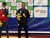 الفرحة حلوة.. تتويج ثنائى الجودو وزهران الجمباز بميداليات البحر المتوسط "صور"