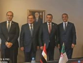 جلسة مباحثات مشتركة لوزير البترول مع نظيره الجزائري علي هامش اجتماعات اللجنة العليا