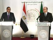 "مدبولى" و"بن عبد الرحمان" يعقدان مؤتمرا صحفيا عقب انتهاء اجتماع الدورة الثامنة للجنة العليا المصرية الجزائرية.. الوزير الأول الجزائرى: منتدى الأعمال المصرى الجزائرى غداً.. مدبولى: مصلحة بلدينا فى التكامل