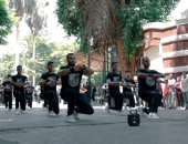 بعروض جذابة للأنظار.. شباب "النسور" ينشرون ثقافة ممارسة الرياضة فى كل مكان