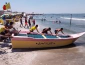 إنقاذ 39 شخصا من الغرق فى رأس البر